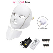 7 Color Led Facial Light Face Mask With Neck Skin Rejuvenation Tighten Anti Acne Wrinkle Beauty Treatment Korean Photon Spa Home-Health Wisdom™