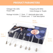 7 In 1 High Frequency Electrode Wand Electrotherapy Glass Tube Beauty Device Acne Remover Face Hair Body Skin Care Skin Tighten-Health Wisdom™