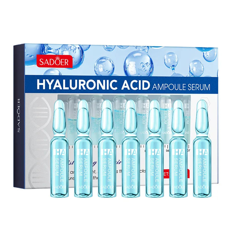 7 Pieces Hyaluronic Acid Essence Set Nicotinamide Oligopeptide Moisturizing Essence Anti-wrinkle Whitening Ampoule Face Serum-Health Wisdom™