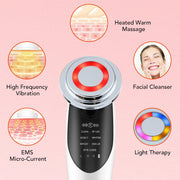 7 in 1 Face Lift Machine Facial Massager RF EMS Microcurrent Red Light Skin Rejuvenation Beauty Skin Care Tightening Wrinkles-Health Wisdom™
