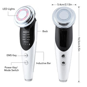 7 in 1 Face Lift Machine Facial Massager RF EMS Microcurrent Red Light Skin Rejuvenation Beauty Skin Care Tightening Wrinkles-Health Wisdom™