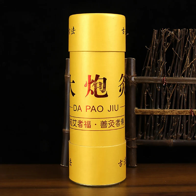7cm Very Thick Moxa Stick Thicken Moxibustion Roll Wild Wormwood Chinese Herb Heating Meridian Therapy Warm Body Massage-Health Wisdom™