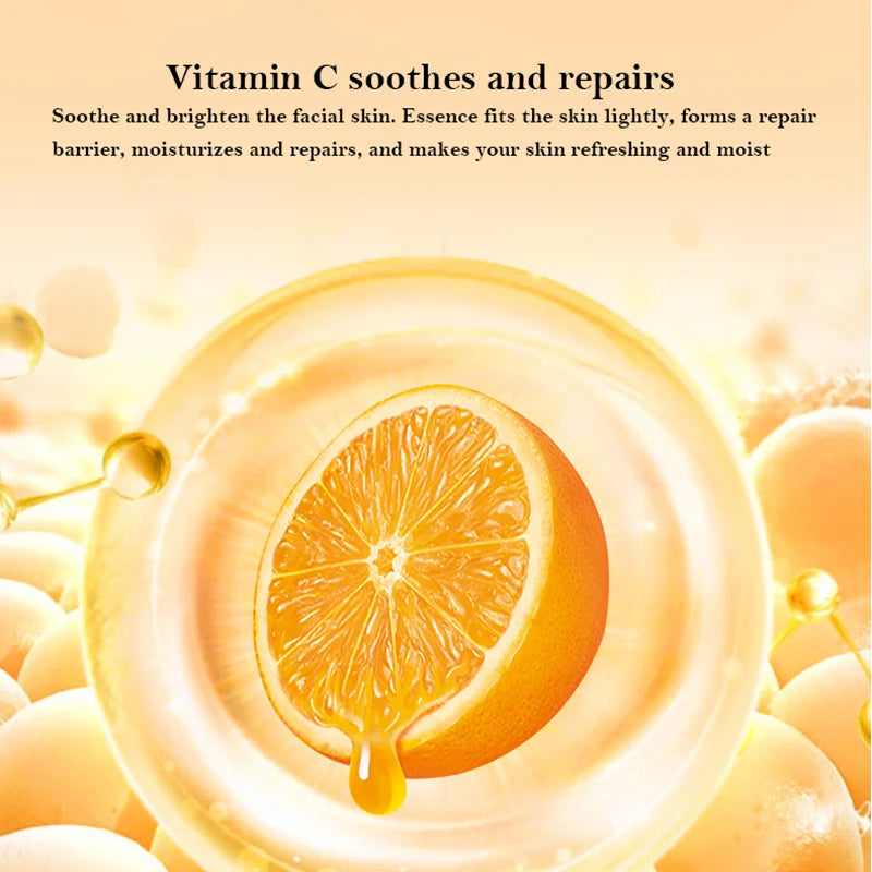 7pcs Vitamin C Sleeping Masks for Face Women No-wash Moisturizing Skin Rejuvenation Firming Disposable Facial Mask For Face Care-Health Wisdom™