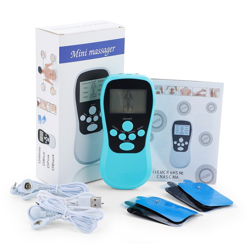 8 Mode EMS Electric Herald Tens Machine Acupuncture Body Massage Digital Therapy Massager Muscle Stimulator Electrostimulator-Health Wisdom™