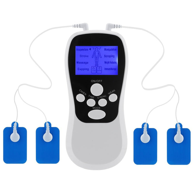 8 Mode EMS Electric Herald Tens Machine Acupuncture Body Massage Digital Therapy Massager Muscle Stimulator Electrostimulator-Health Wisdom™