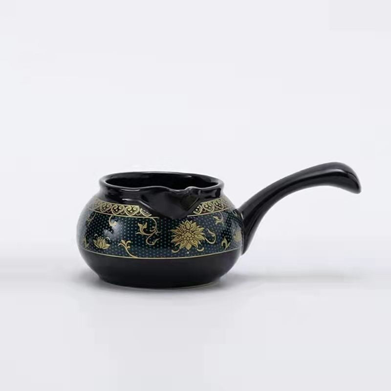 8 Pcs Set Semi Automatic Tea Sets Chinese Ceramic Purple Clay Tea Set Tea Cup The Kung Fu Teapot Set-Health Wisdom™