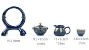 8 Pcs Set Semi Automatic Tea Sets Chinese Ceramic Purple Clay Tea Set Tea Cup The Kung Fu Teapot Set-Health Wisdom™