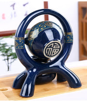 8 Pcs Set Semi Automatic Tea Sets Chinese Ceramic Purple Clay Tea Set Tea Cup The Kung Fu Teapot Set-Health Wisdom™