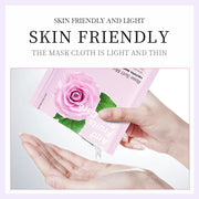 8 Pieces Strawberry Facial Mask Sheets Chamomile Pomegranate Cucumber Plant Fruit Masks for Oil Control Anti-wrinkle Anti-aging-Health Wisdom™