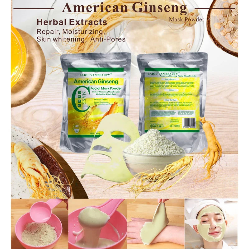 800g Collagen Brightening Jelly Soft Mask Powder SPA Moisturizing Shrink Pore Skin Care Soft Mask Powder Orange Vc Bird's Nest-Health Wisdom™