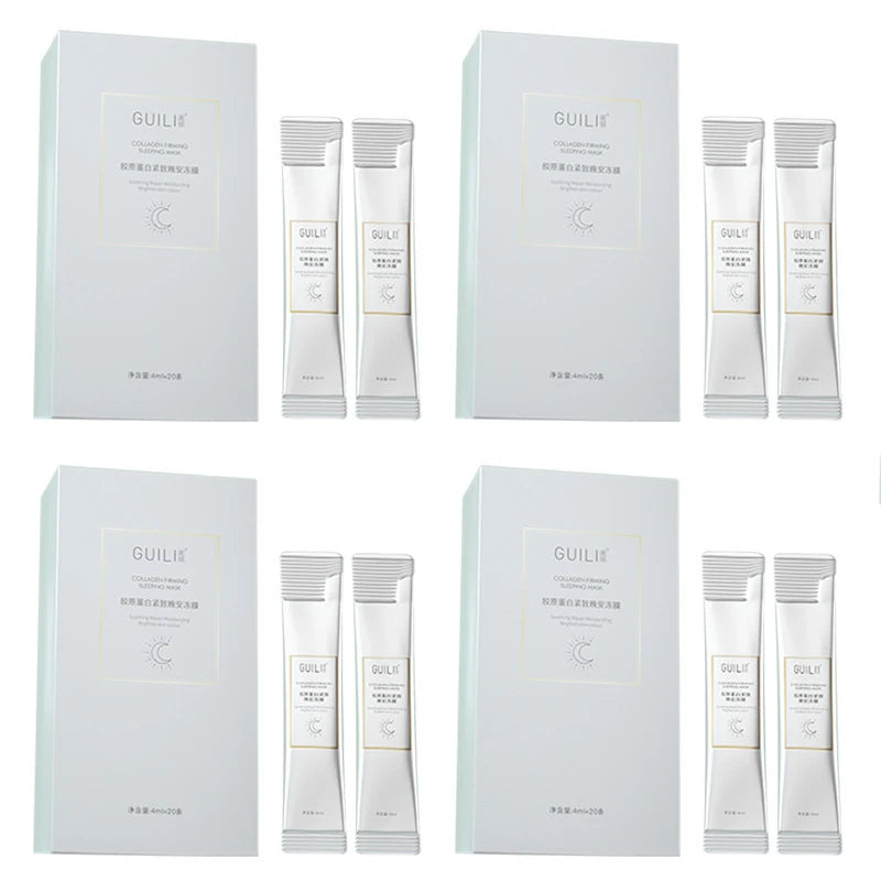 80pcs Centella Collagen Sleeping Facial Masks Moisturizing Anti-wrinkle Creams Masks Skincare Face Mask Beauty Facial Skin Care-Health Wisdom™