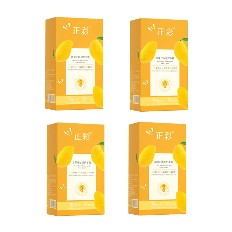 80pcs/4box Moisturizing Hand Cream Chamomile Honey Peach Grapefruit Anti Wrinkle Nourishing Hand Creams Hands Skin Products-Health Wisdom™