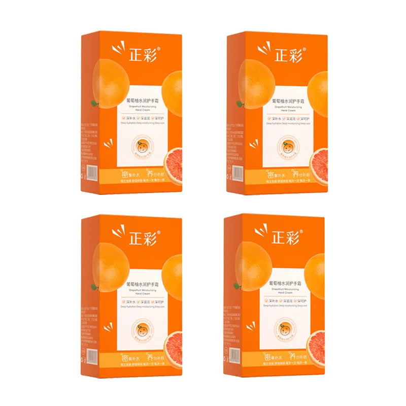 80pcs/4box Moisturizing Hand Cream Chamomile Honey Peach Grapefruit Anti Wrinkle Nourishing Hand Creams Hands Skin Products-Health Wisdom™