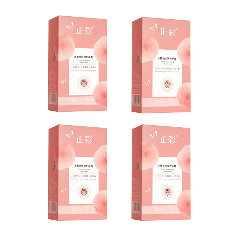 80pcs/4box Moisturizing Hand Cream Chamomile Honey Peach Grapefruit Anti Wrinkle Nourishing Hand Creams Hands Skin Products-Health Wisdom™