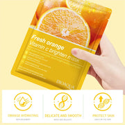 8pcs BIOAQUA Natural Fruits Face Masks Skincare Anti-acne Moisturizing Anti Aging Skin Brighten Facial Mask Sheet Mask Face Care-Health Wisdom™