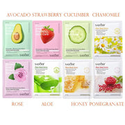 8pcs Natural Plant Face Mask Beauty Skincare Masks Moisturizing Anti Aging Hydrating Facial Mask Face Care Korean Cosmetics-Health Wisdom™