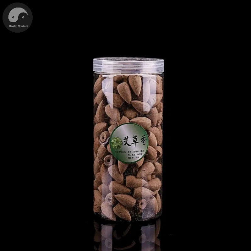 About 200pcs with Plastic Box Mixed Backflow Incense Cones Sandalwood Jasmine Rose Smoke Cone Reflux Tower Incense Bullet-Health Wisdom™
