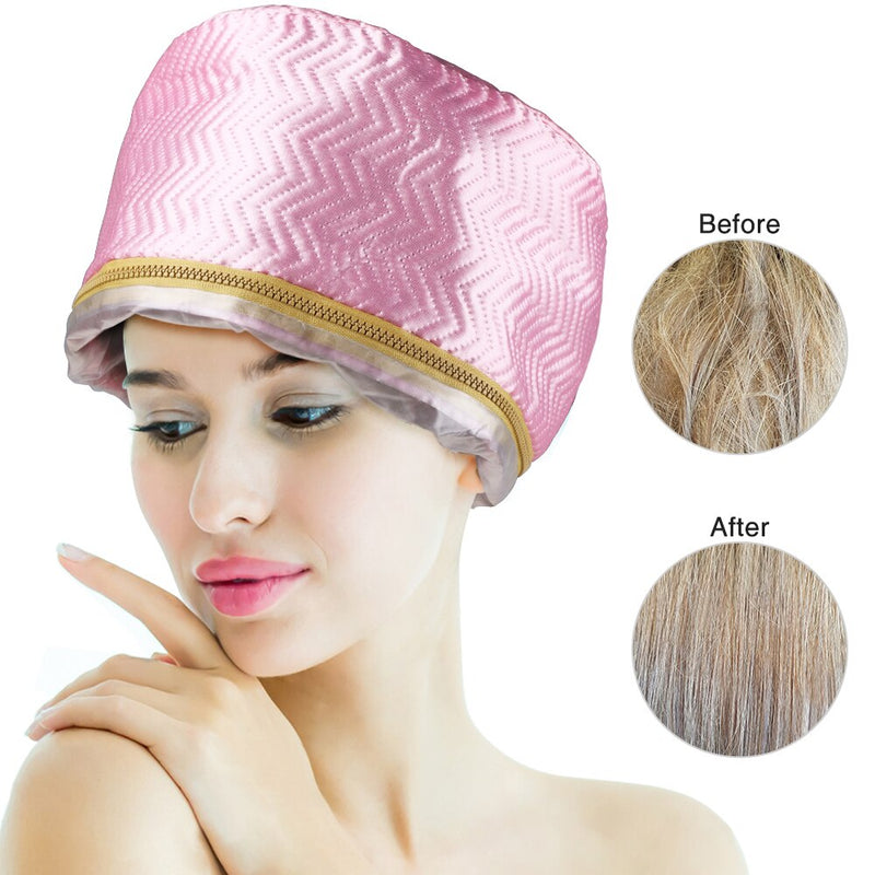 Adjustable Heating Hair Cap Steamer Nourishing Thermal Treatment Baking Oil Cap Hair Mask Spa Home Salon Hair Care Styling Tool-Health Wisdom™
