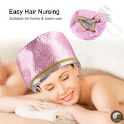 Adjustable Heating Hair Cap Steamer Nourishing Thermal Treatment Baking Oil Cap Hair Mask Spa Home Salon Hair Care Styling Tool-Health Wisdom™