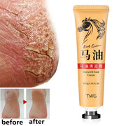 Anti Crack Foot Cream Heel Cracked Repair Horse Oil Cream Smooth Removal Dead Skin Callus Anti-Drying Hand Feet Skin Care 30g-Health Wisdom™
