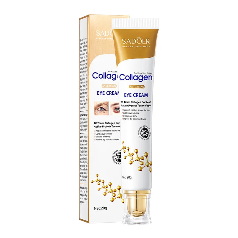 Anti-aging Collagen Eye Cream Anti Dark Circles Eye Bags Anti-wrinkles Moisturizing skincare Eyes Cream Skin Care for Eyes-Health Wisdom™