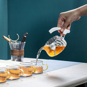 Astronaut Kungfu Tea Set Automatic Glass Teapot Heat-resistant Tea Infuser Glass Tea Maker Pot With Base-Health Wisdom™