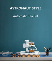 Astronaut Kungfu Tea Set Automatic Glass Teapot Heat-resistant Tea Infuser Glass Tea Maker Pot With Base-Health Wisdom™
