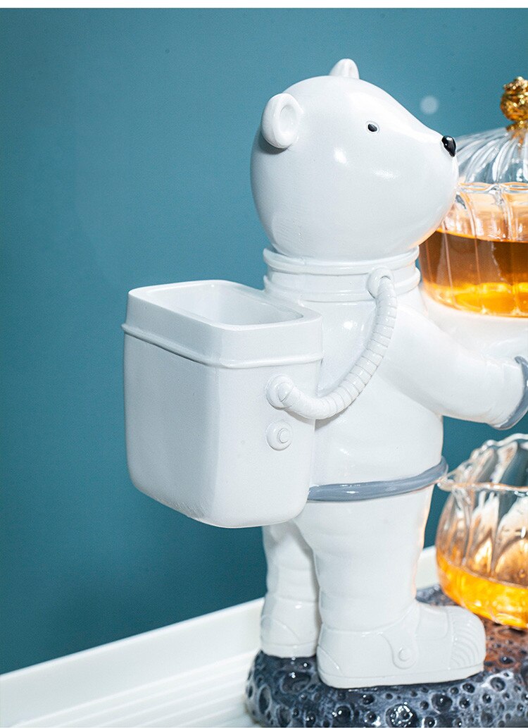 Astronaut Kungfu Tea Set Automatic Glass Teapot Heat-resistant Tea Infuser Glass Tea Maker Pot With Base-Health Wisdom™
