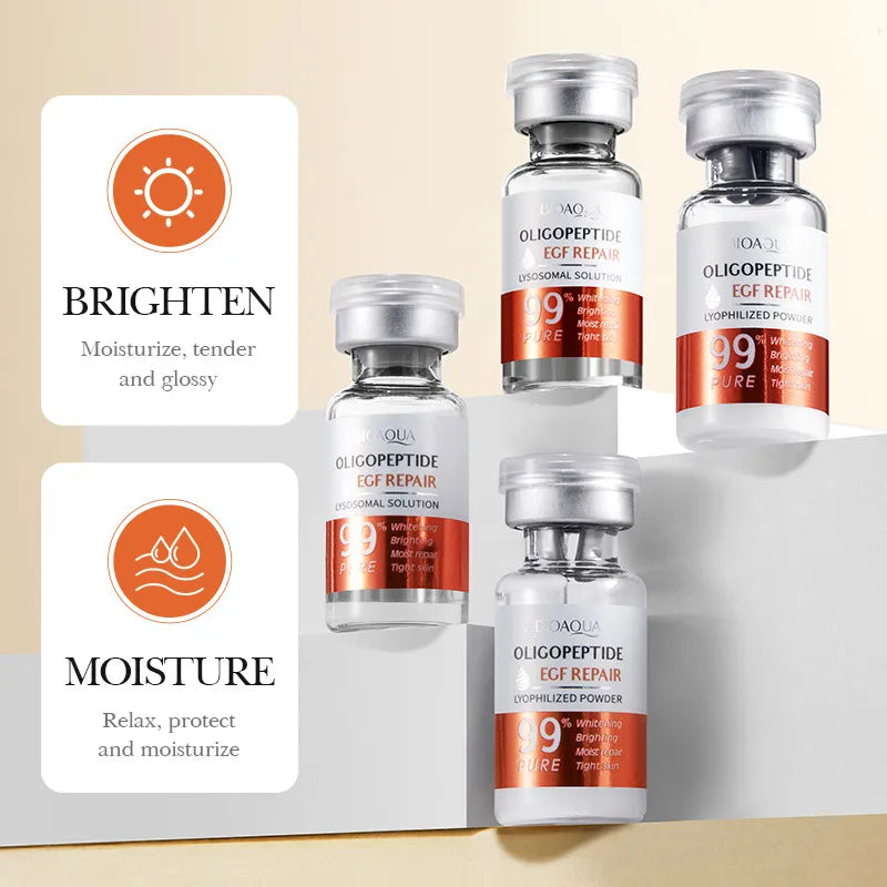 BIOAOUA Oligopeptide Face Skin Repair Freeze-dried Powder Set Sensitive Skin Moisturizing and Smoothing Hyaluronic Acid Essence-Health Wisdom™