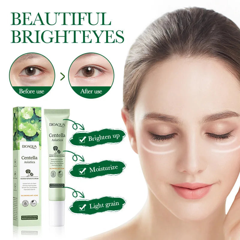 BIOAQUA Centella Eye Cream Anti Dark Circles Eyes Bags Moisturizing Anti Wrinkle Anti-aging Beauty Eyes Skin Care Products-Health Wisdom™