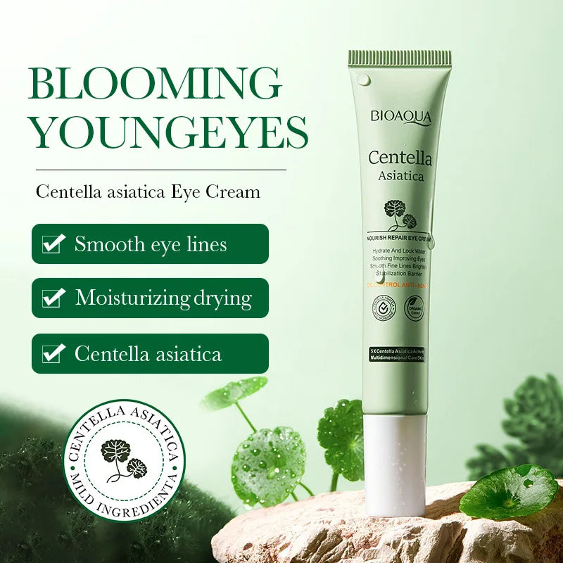 BIOAQUA Centella Eye Cream Anti Dark Circles Eyes Bags Moisturizing Anti Wrinkle Anti-aging Beauty Eyes Skin Care Products-Health Wisdom™
