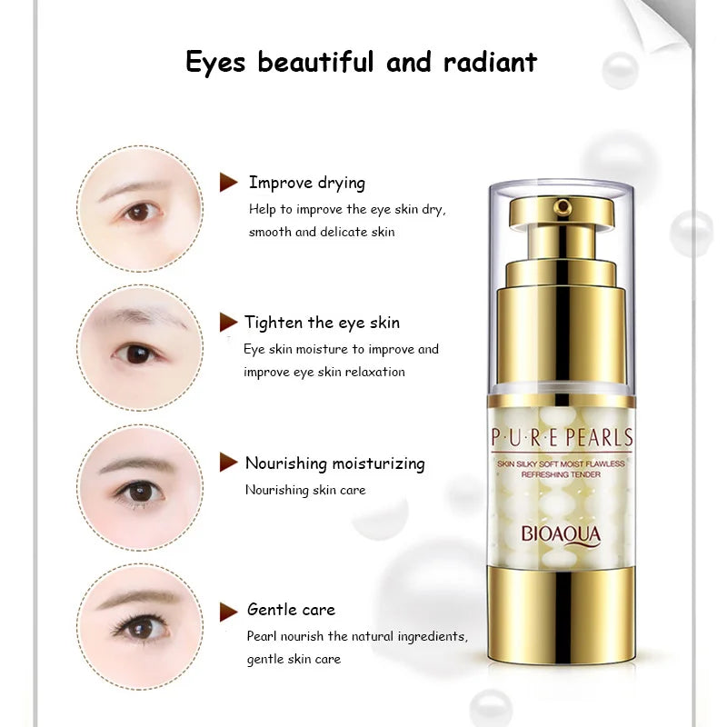 BIOAQUA Pure Pearl Face Cream Eye Cream Sets Anti-wrinkle Anti Dark Circles Eye Bags Remover Moisturizing Beauty Skin Care Kit-Health Wisdom™