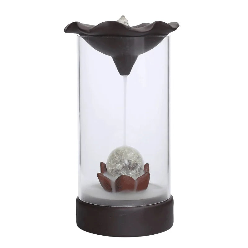 Backflow Incense Burner Plastic Cover Indoor Windproof Personality Creatives Home Decor Office Teahouse Ornament Without Incense-Health Wisdom™
