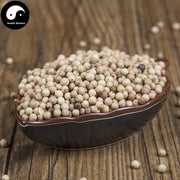 Bai Hu Jiao 白胡椒, Fructus Piperis, White Pepper-Health Wisdom™