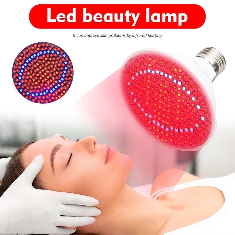 Beauty Red Light Therapy Machine 660nm 850nm Infared Led Photon Skin Rejuvenation Face Lamp Anti Aging Tightening Anti-Wrinkle-Health Wisdom™