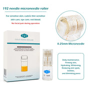 Best Derma Roller Titanium Tips Microneedle 0.25mm Automatic Gold Derma Stamp Skin Care Anti Aging Serum Injection Reusable-Health Wisdom™