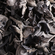 Black Fungus Mushroom, Auricularia Auricula, Agaric Wood Ear Fungus, Duan Hei Mu Er 椴黑木耳-Health Wisdom™