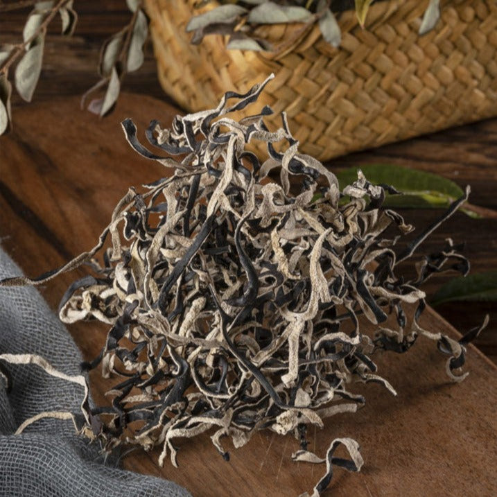 Black Fungus Mushroom, Auricularia Auricula Slices, Agaric Wood Ear Fungus, Mu Er Si 木耳丝-Health Wisdom™