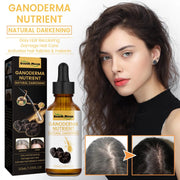 Black Reishi Extract Anti-white Hair Essence White Turn Black Black Hair Essence Black Repair Damaged Hair Hair Growth Liquid-Health Wisdom™