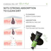 Blackhead Removal Mask Peel-Off Black Mask Face Peeling Masks Remove Blackhead Deep Cleansing Face Mask Skin Care Products-Health Wisdom™