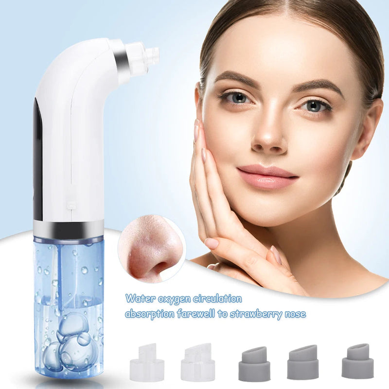 Blackhead Remover Pore Vacuum Cleaner Electric Small Bubble Acne Pimple Removal Facial Cleasing Machine USB Charge Beauty Device-Health Wisdom™