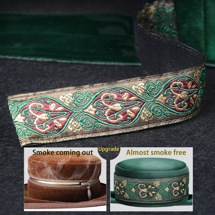 Brass Copper Box Smokeless Moxibustion Bag hierbas chinas Burner Moxa Therapy Body Acupoint Meridian Warm Massage