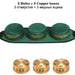 Brass Copper Box Smokeless Moxibustion Bag hierbas chinas Burner Moxa Therapy Body Acupoint Meridian Warm Massage