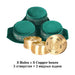 Brass Copper Box Smokeless Moxibustion Bag hierbas chinas Burner Moxa Therapy Body Acupoint Meridian Warm Massage