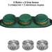Brass Copper Box Smokeless Moxibustion Bag hierbas chinas Burner Moxa Therapy Body Acupoint Meridian Warm Massage