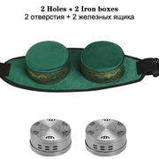Brass Copper Box Smokeless Moxibustion Bag hierbas medicinales Burner Moxa Therapy Body Acupoint Meridian Warm Massage-Health Wisdom™