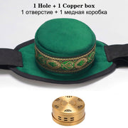 Brass Copper Box Smokeless Moxibustion Bag hierbas medicinales Burner Moxa Therapy Body Acupoint Meridian Warm Massage-Health Wisdom™
