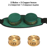 Brass Copper Box Smokeless Moxibustion Bag hierbas medicinales Burner Moxa Therapy Body Acupoint Meridian Warm Massage-Health Wisdom™