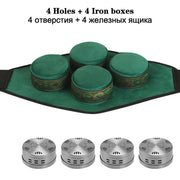 Brass Copper Box Smokeless Moxibustion Bag hierbas medicinales Burner Moxa Therapy Body Acupoint Meridian Warm Massage-Health Wisdom™