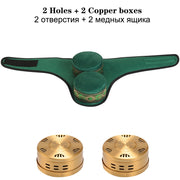Brass Copper Box Smokeless Moxibustion Bag hierbas medicinales Burner Moxa Therapy Body Acupoint Meridian Warm Massage-Health Wisdom™